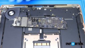 MacBook Air 13" Late 2018 2019 A1932 820-01521 No image  Water Damage Wasserschaden Reparatur Solve