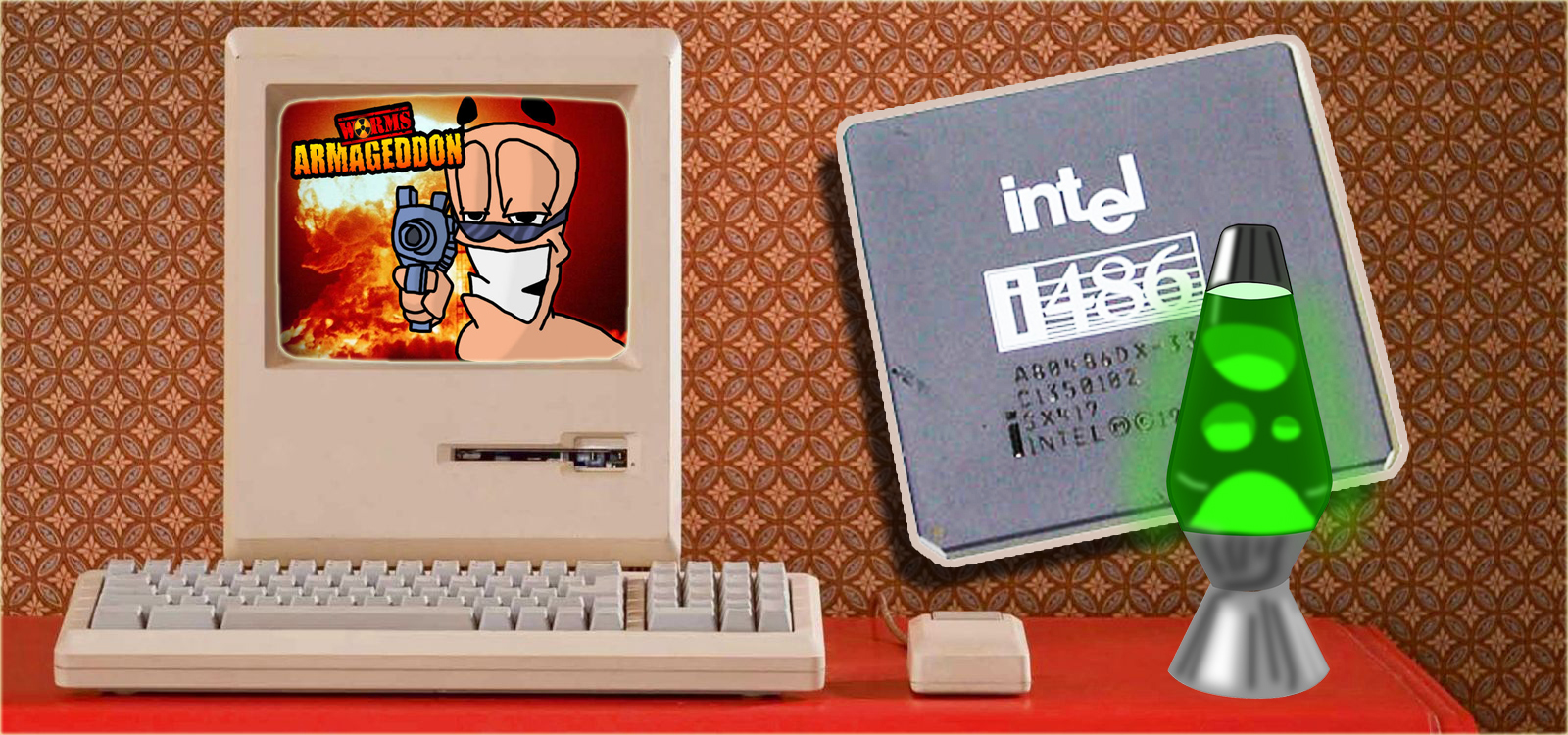 Попытка запустить Worms на Intel486DX процессоре ??