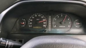 Toyota Carina 5A-FE.Замер максимальной скорости.
