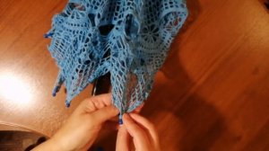 Ажурный зонт крючком