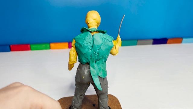 Джейсон Вурхиз из пластилина| Как слепить хоррор персонажа из пятницы 13е| лепка Джейсона