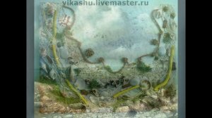 Панно своими руками - из камней и ракушек. Морская тематика.