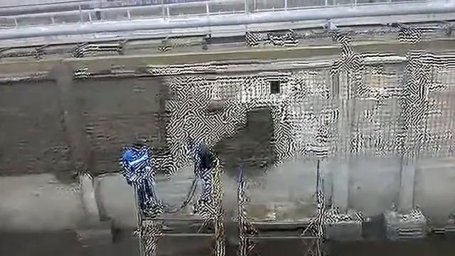 Торкретирование очистных мелкозернистым гидроизоляционным безусадочным бетоном