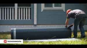 Монтаж  мягкой отмостки  с ФЭМ