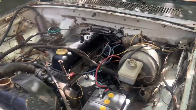 Первый запуск 402 двигателя на газ 2410 после кап. ремонта. смотреть онлайн