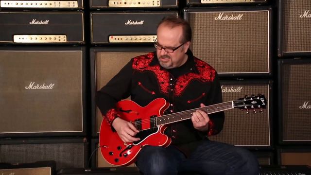 Gibson Memphis ES-335 Dot • SN: 10613724 смотреть онлайн