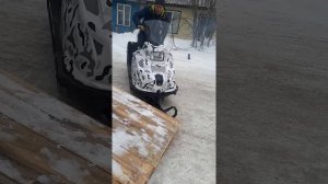 Стелс мороз 600, гоним домой