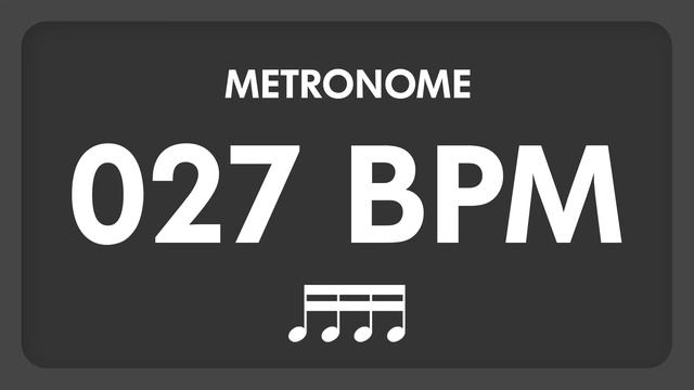 27 BPM - Metronome - 16th Notes смотреть онлайн