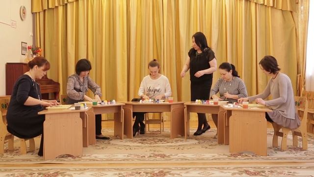 Мастер класс для педагогов "Рисование в технике эбру" смотреть онлайн