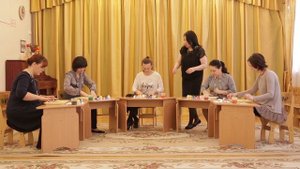 Мастер класс для педагогов "Рисование в технике эбру"