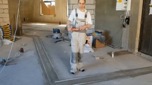 Выравнивающая подушка для стен из пазогребневых блоков