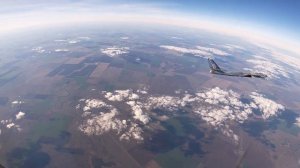 Полет стратегического ракетоносца Ту-95МС