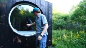 TINY HOUSE in the Woods: TOUR of a TINY CONTAINER HOME in ONTARIO, Canada