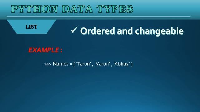 Python Tutorial | DataTypes In Python
