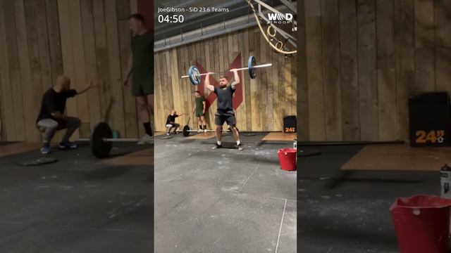 Joe Gibson, SiD 23.6, OH Squat & Burpee, 94 reps смотреть онлайн