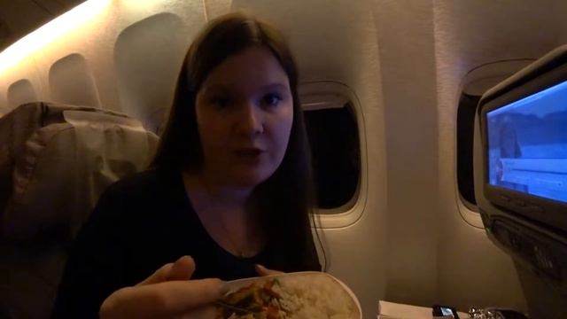 Вегатерианское и веганское меню в Эмирейтс. Strict vegetarian meal