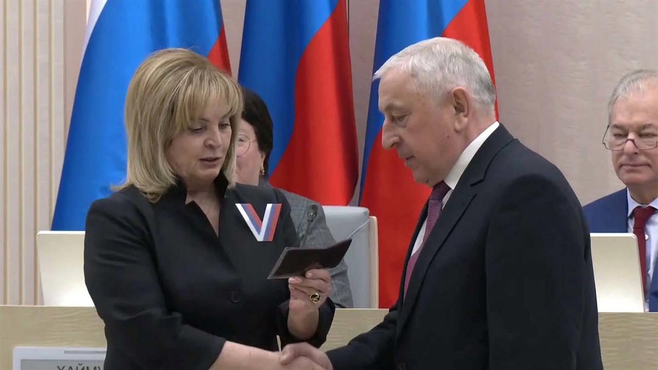 ЦИК зарегистрировал депутата Николая Харитонова для участия в выборах президента