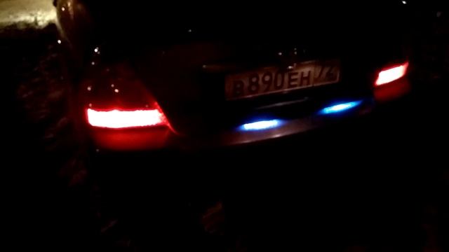 RGB лента на крышку багажника с AliExpress. Подсветка багажника смотреть онлайн