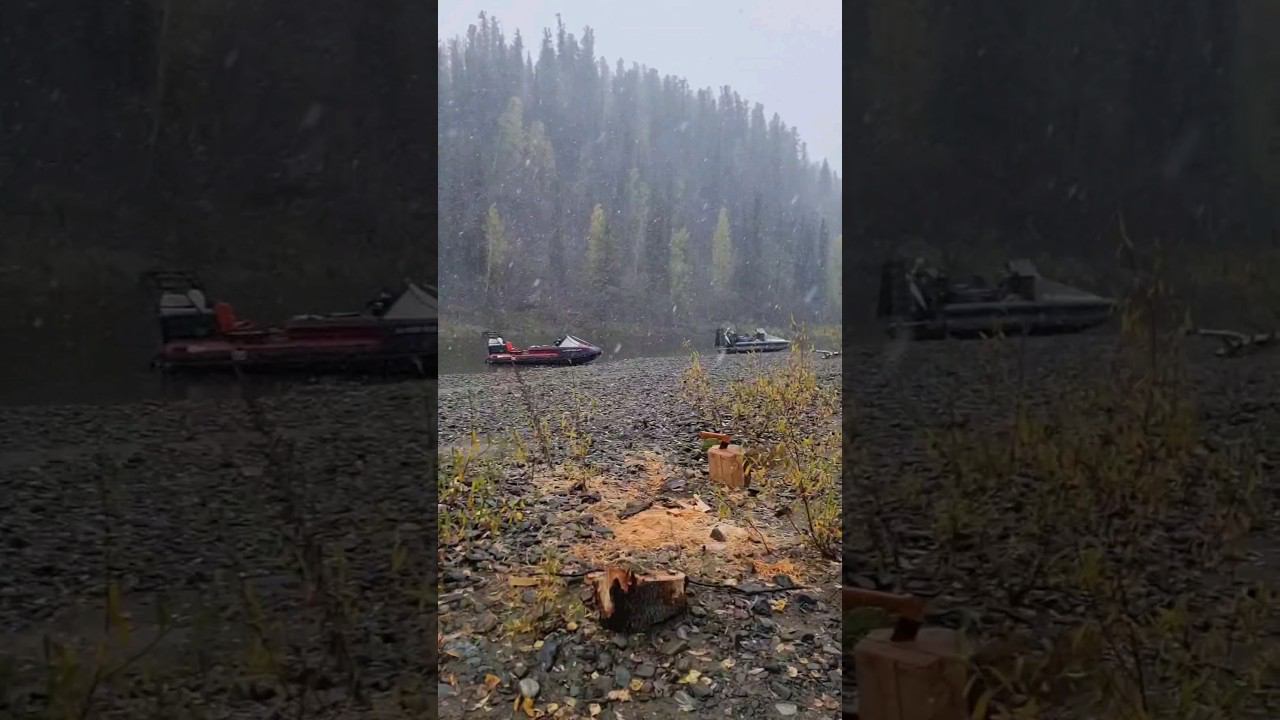 На пороге октября❄Готовим поздний завтрак- ранний обед и рыбачить #рыбалка #туризм #нарыбалке смотреть онлайн