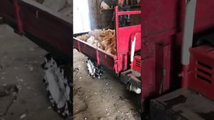 Самоходная самосвальная тележка