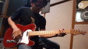 Aria Pro II Nashville 615 - MK 2 Ruby Red ● Demo Sound Masing-masing Pickup.