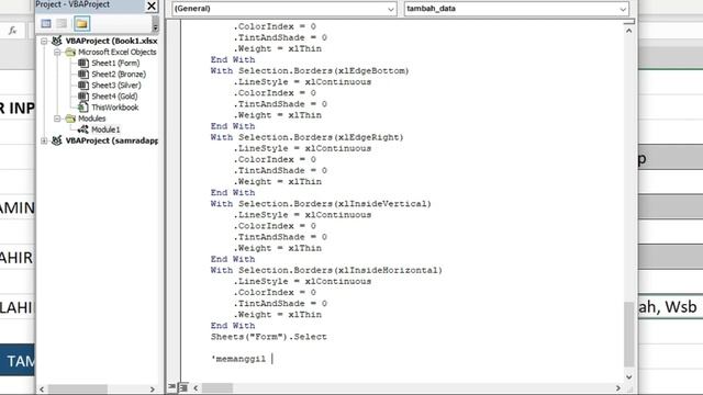 Formulir Entri Data Multi Sheet Part #1: Tambah Data Baru dengan Record Macro (If Else) Ms. Excel смотреть онлайн