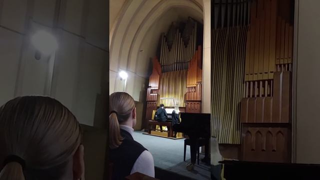Токката и фуга ре минор исполняет Андрей Бардин, Красноярск, Органный зал