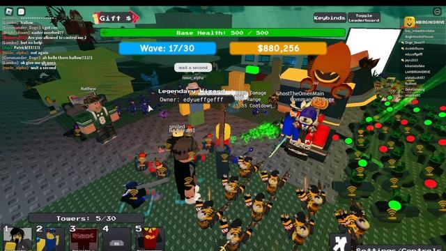 CONTROLING AN ADMIN FOR A MATCH (Brick Defense) Roblox смотреть онлайн