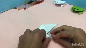Как сделать прыгающую лягушку из бумаги