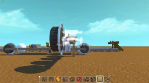 Scrap Mechanic #24 Создаём и испытываем лучшие железнодорожные колёса без модов. +гайд