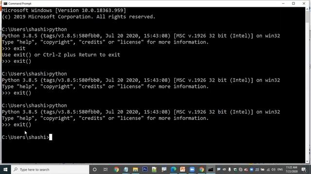 How to check python version