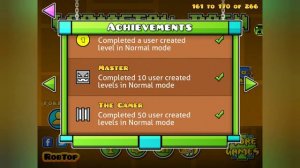 как получить все достижения в geometry dash