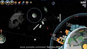 Angry Birds Star Wars Level 6-4 (Death Star 2) Walkthrough 3 Stars Lösung