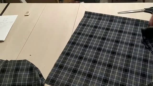 Юбка со встречными складками. смотреть онлайн