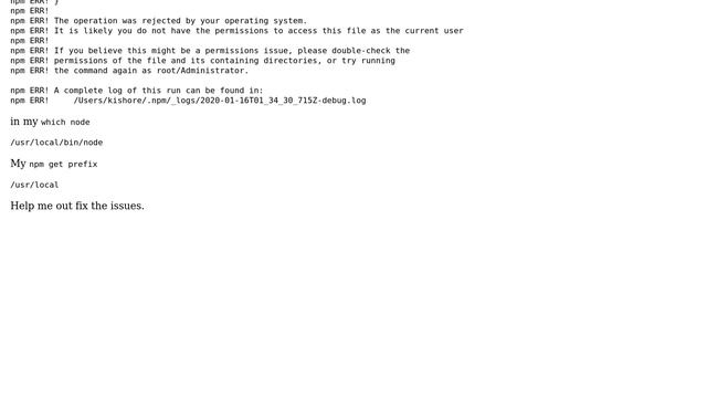 Apple: npm install -g react-native-cli does not work: EACCES: permission denied (2 Solutions!!) смотреть онлайн