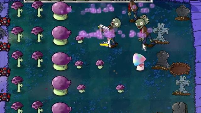 Зомби против растений. Уровень 2-10. мультик как игра смотреть онлайн