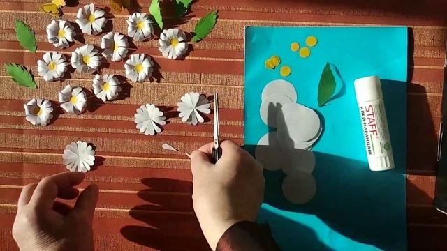 DIY /Cards for mom /card with daisies /КАК СДЕЛАТЬ ПОДАРОК МАМЕ /ОТКРЫТКИ С РОМАШКАМИ