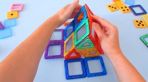 Как сделать из #МАГНИТНОГО КОНСТРУКТОРА Дом?