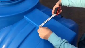 Горизонтальная емкость из пластика для воды G 2000 литров - Полимер Групп