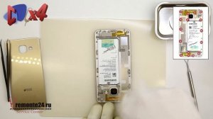 Samsung Galaxy A3 (2016) SM-A310 ремонт полный разбор, снять дисплей, аккумулятор.