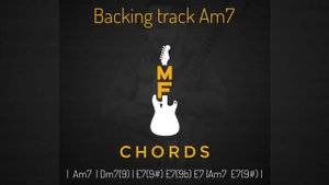 Backing track smooth jazz Am7