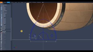 Inventor tutorial | How to model a Barrel | Inventor modeling Построение в Inventor
