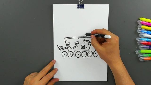 Рисуем ЛУНОХОД уроки рисования для детей от РыбаКит смотреть онлайн