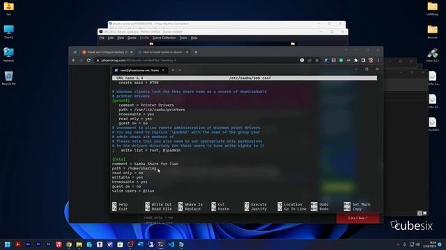 Setting up SMB Server in Ubuntu смотреть онлайн