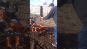 Мотоблок Ока с картофелекопалкой КВМ-1