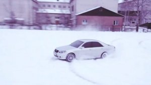 Зимний дрифт на Mark2 GX110 1G-FE Beams