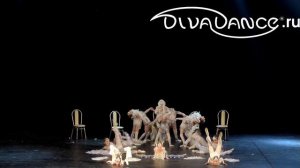 Crystal Show dance - элегантный детский танец с боа и веерами с перьями настоящее танцевальное шоу