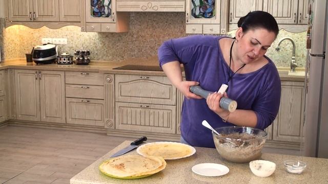 Печеночный торт с блинами и куриной печенью. Как приготовить печеночный торт смотреть онлайн