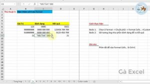 Excel cơ bản đến nâng cao cho người mới bắt đầu | Bài 10 Kỹ năng Định dạng Cell (Format Cells)