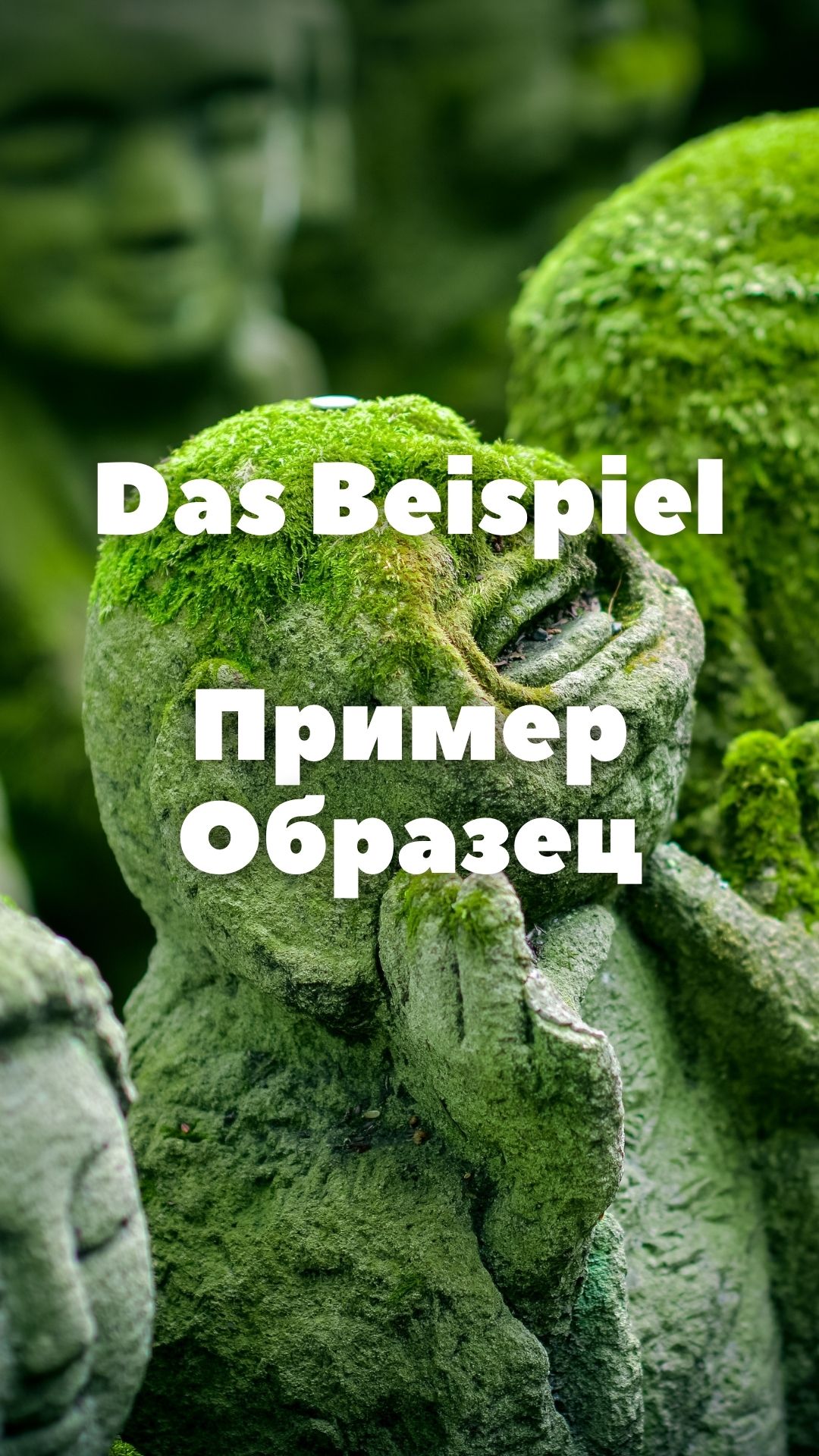 Das Beispiel - Пример, Образец. Учим вместе немецкие слова